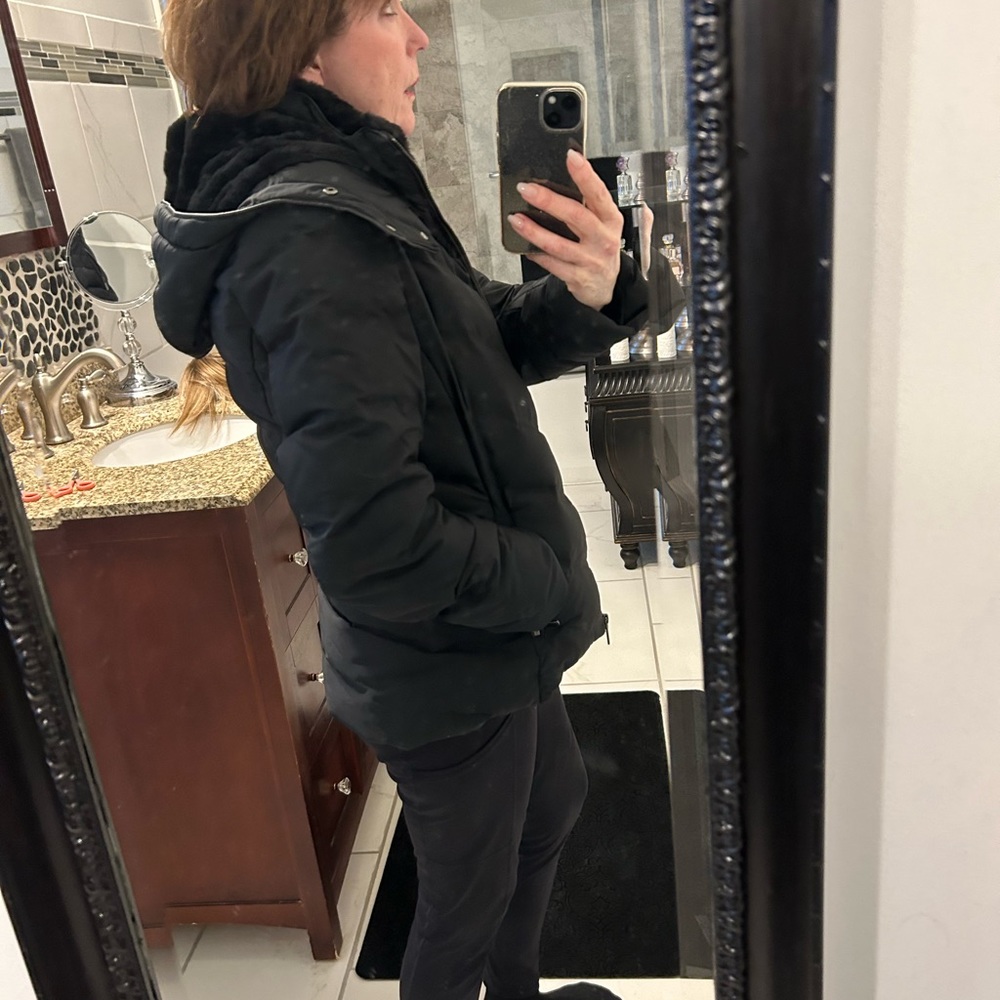 Zara puffer jacket.